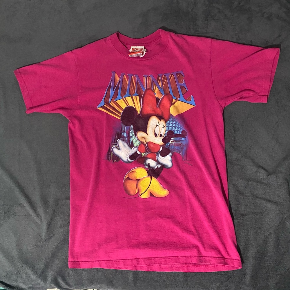 90s VintaGe Pink Minnie Mouse Shirt